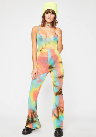 Festival Fusion Tie Dye Jumpsuit