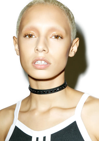 Midnight Aurora Borealis Choker