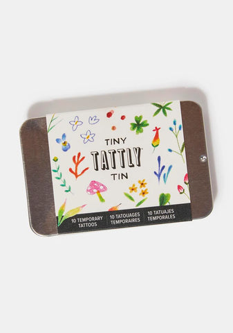 Tiny Imaginary Garden Tattoo Tin