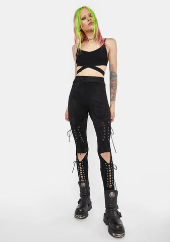Bad New Kid Lace Up Pants
