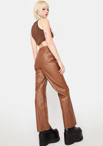 Camel Cut Out Pants