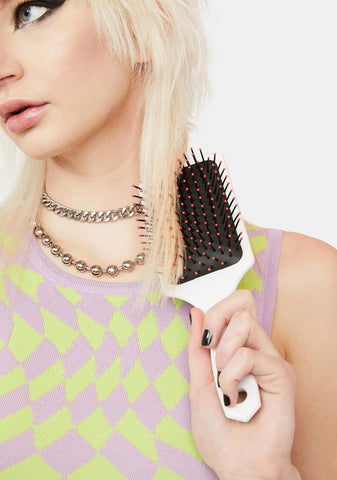 Watermelon Check My Hair Hairbrush