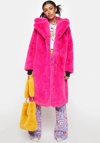 Savannah Faux Fur Coat