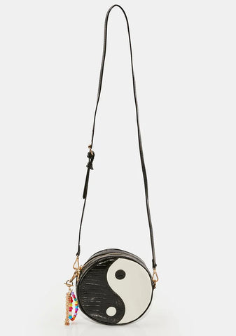 Peace Yin Yang Crossbody Bag
