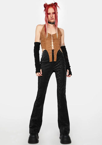 Currency Of Love Cut Out Pants