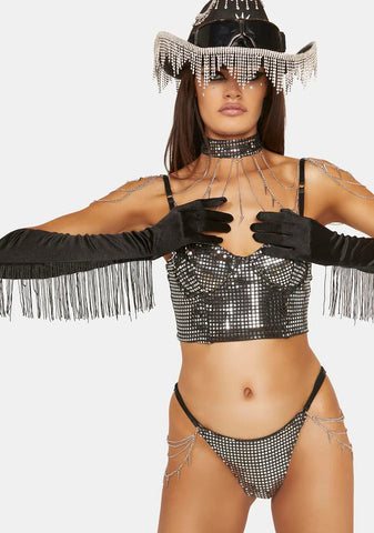 Slick Smokey Bandit Fringe Gloves