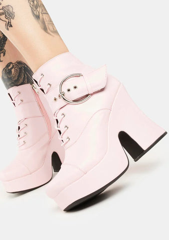 Pandemic Chunky Platform Ankle Boots