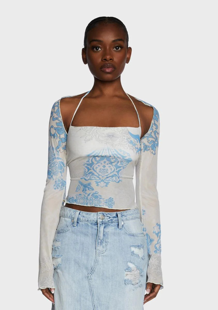 The Place To Be Top And Shrug