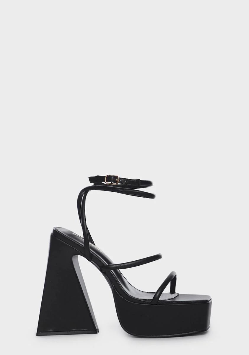 Wide Fit Pierce Block Heels