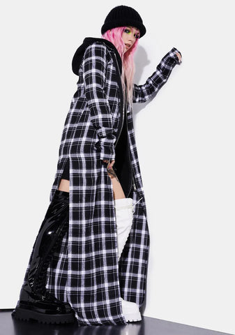 Dark Band Of Misfits Flannel Duster