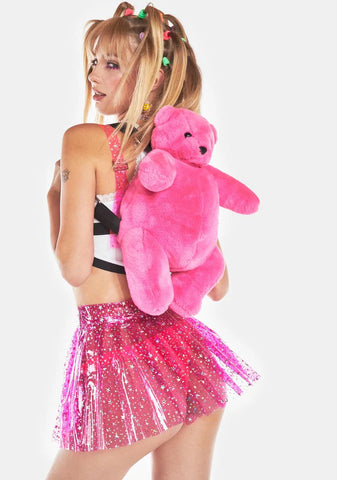 Chasing Starlight Vinyl Skirt