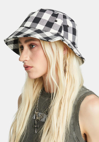 Reality Gingham Bucket Hat