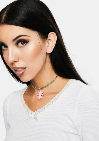 Rose Bloom Bae Ball Chain Necklace