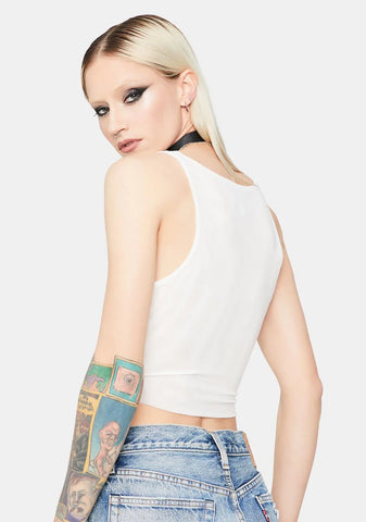 No Comparison Mesh Corset Top