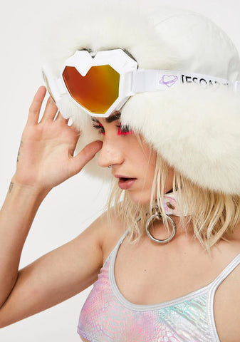 White Heart Goggles