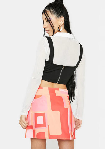 Self Made Stunna Mini Skirt