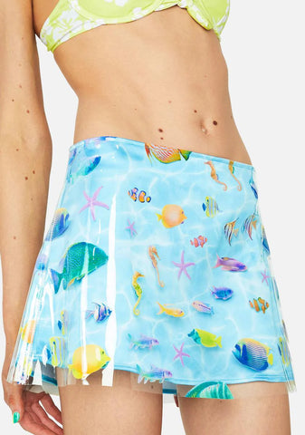 Seaing Clearly Mini Skirt