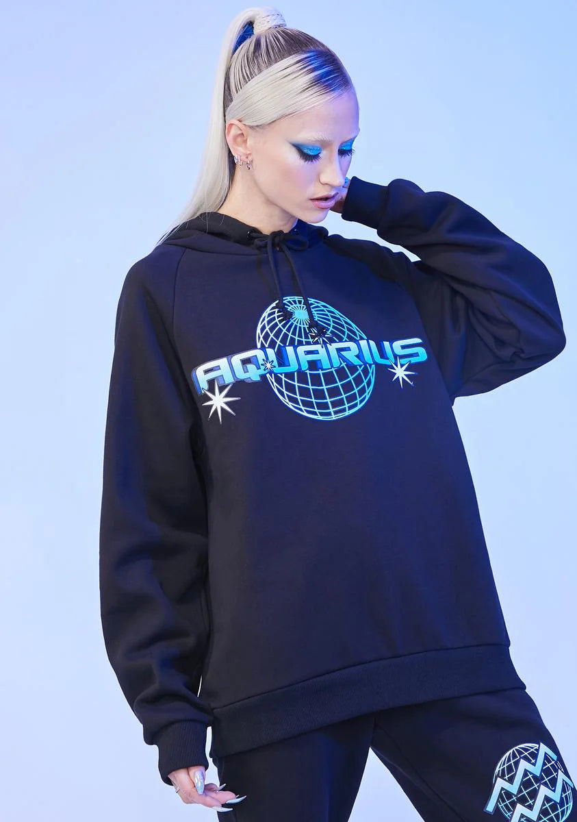 Aquarius Worldwide Graphic Hoodie