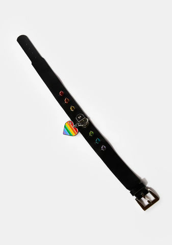 Colorful Punks Spiked Choker