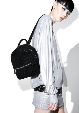 Charlie Mini Shearling Backpack
