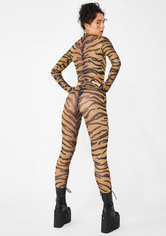 Bad Bish Anthem Tiger Catsuit