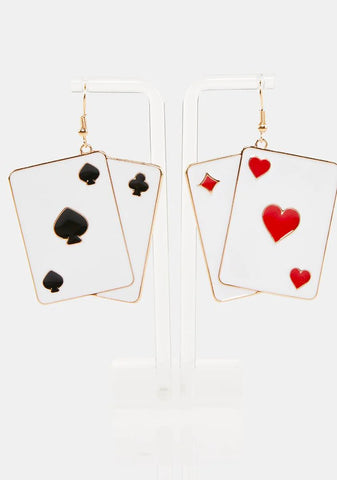 Play Your Cards Right Earrings