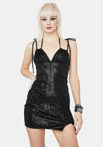Slick The Talented Friend Sparkly Mini Dress