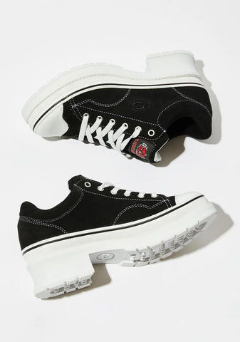 Black Softy Heartbeats Sneakers