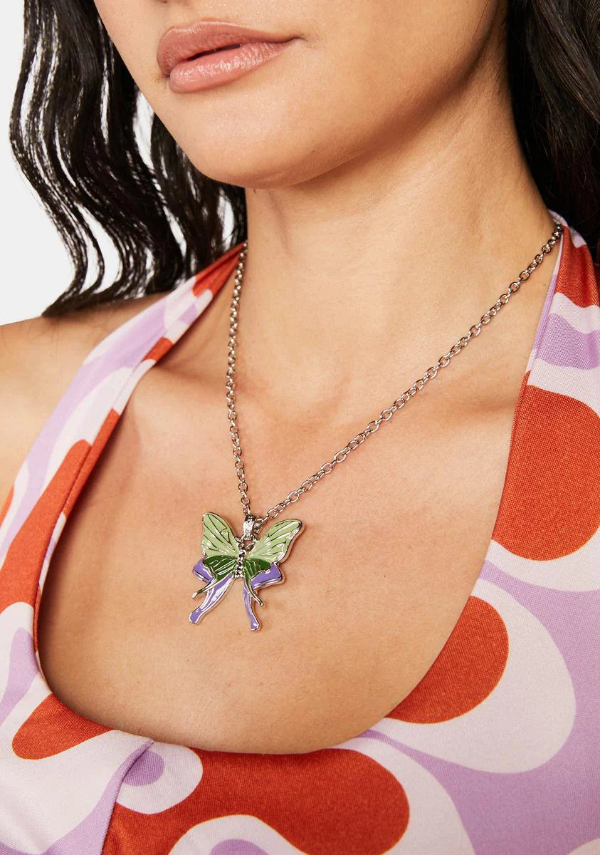 Amazed Today Butterfly Necklace