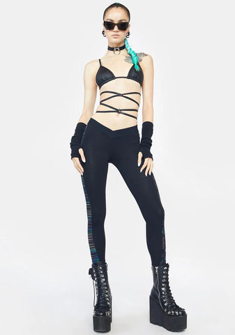 Acid Scan Me Up Reflective Leggings