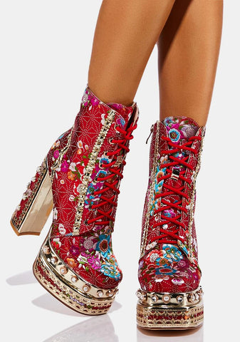 Richie Rich Platform Boots