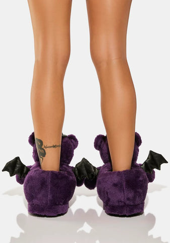You're Fang-tastic Bear Slippers