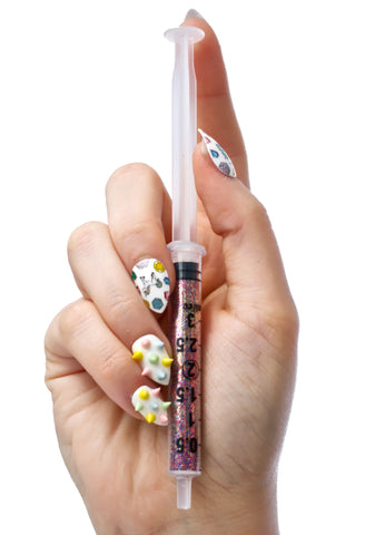 Studded Heart Glitter