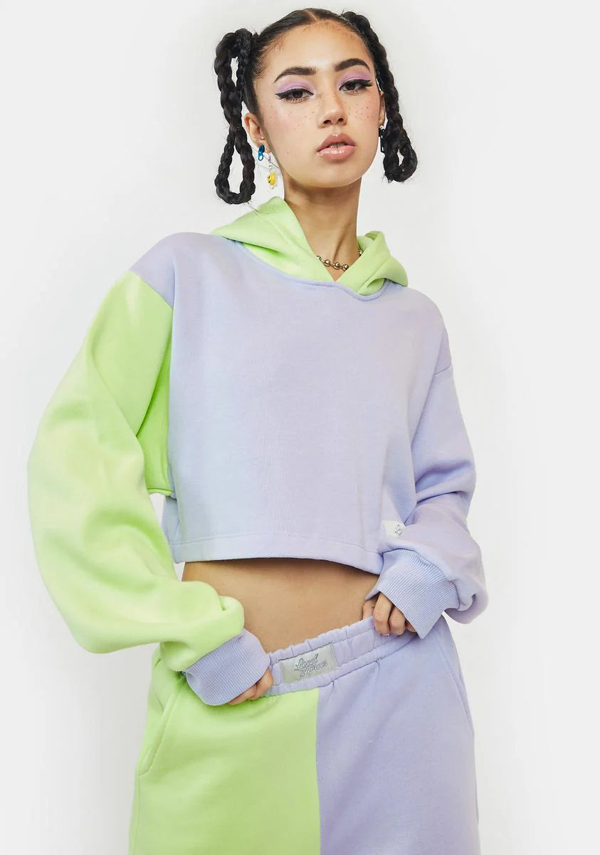 Sorbet Cropped Hoodie