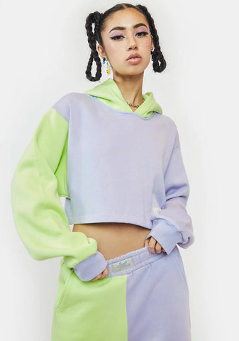 Sorbet Cropped Hoodie