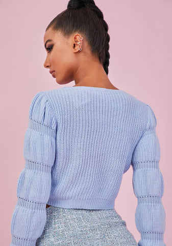 Sky Miss Charming Knit Sweater