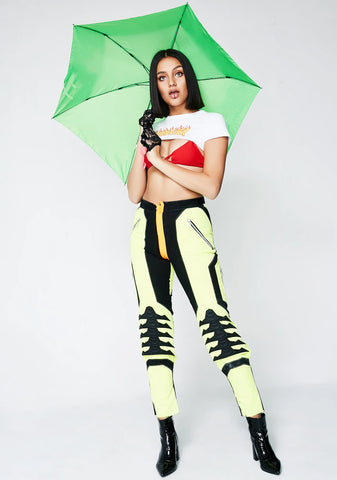 Neon Green Umbrella