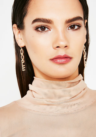 Dope Hunny Drop Earrings