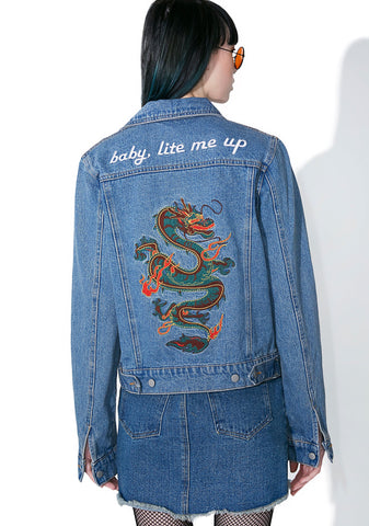 Spittin’ Fire Denim Jacket