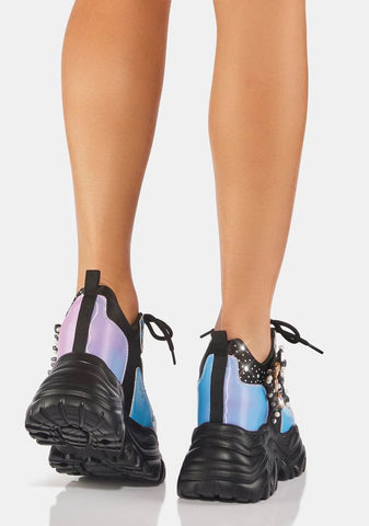 Holo Watermelon Platform Sneakers