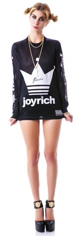 Crown Joyrich Mesh Long Sleeve Tee - Off White