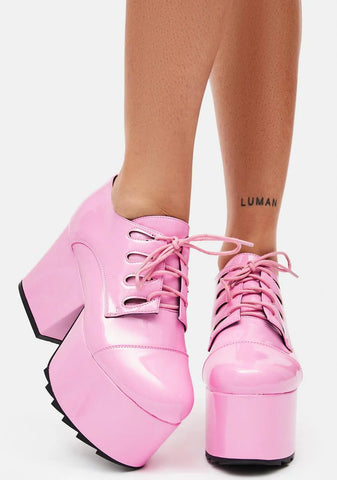 See You Again Platform Mary Janes