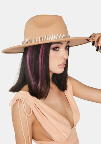 Wild Wind Crystal Belt Hat