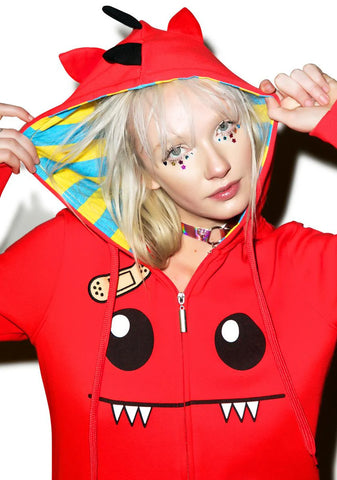 X So So Happy Fang Hoodie