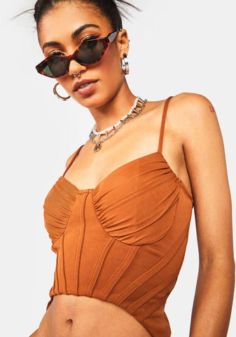 Make The Most Corset Crop Top