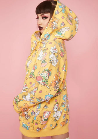 Cute Critters Hoodie - Yellow