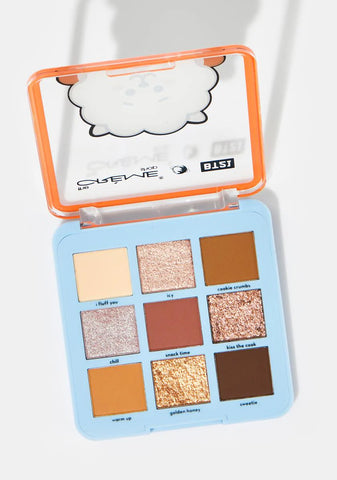 X BT21 The Right Fluff 9 Pan Eyeshadow Palette
