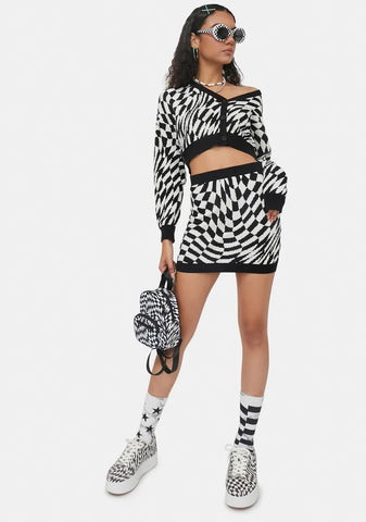 Warp Speed Mini Skirt