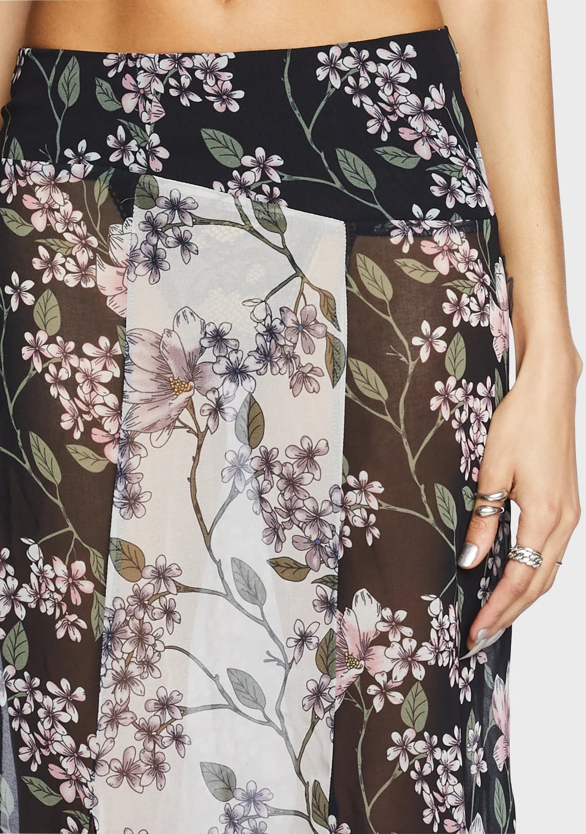 Voice In A Bottle Maxi Skirt