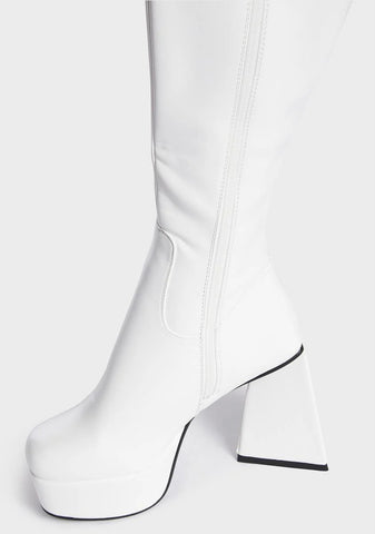 Unfriendly Knee High Boots